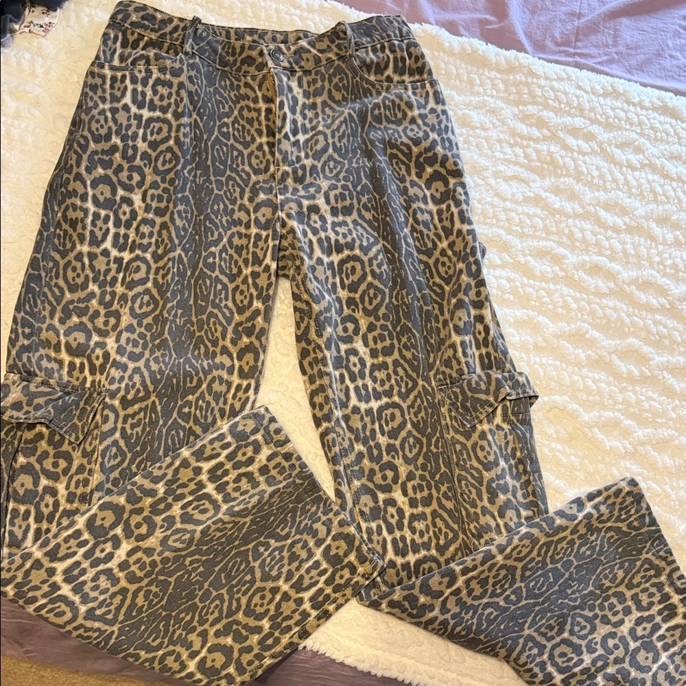 Leopard Print Pants